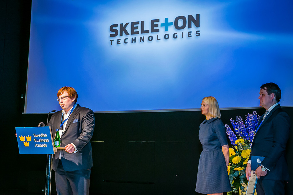 Skeleton wins Swedish Business Awards 2015 in Estonia