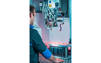 Skeleton supercapacitor production in Grossröhrsdorf, Germany