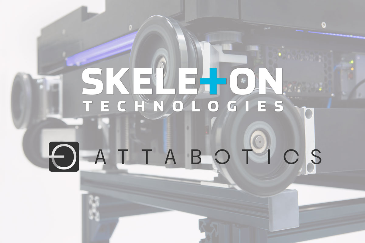 Skeleton Attabotics supercapacitors intralogistics