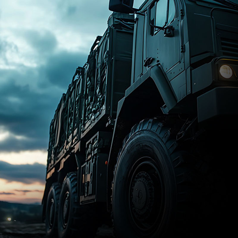 Square-defense-vehicle